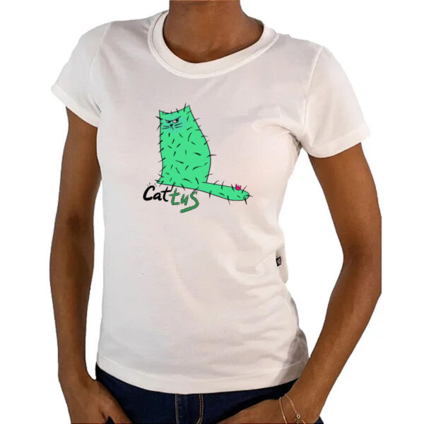 Camiseta Baby Look Cattus - Imagem 4