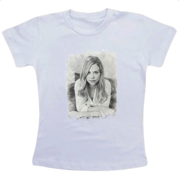 Camiseta Infanto Juvenil Grimm Adalind a lapis