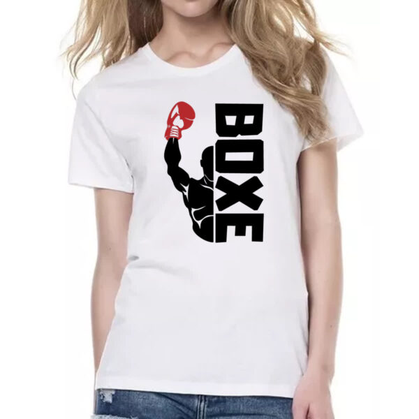 Camiseta Baby Look Esporte boxe luva - Imagem 2