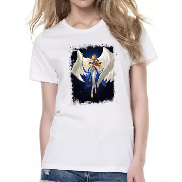 Camiseta Baby Look Empires and Puzzles Heroi Atena - Imagem 2