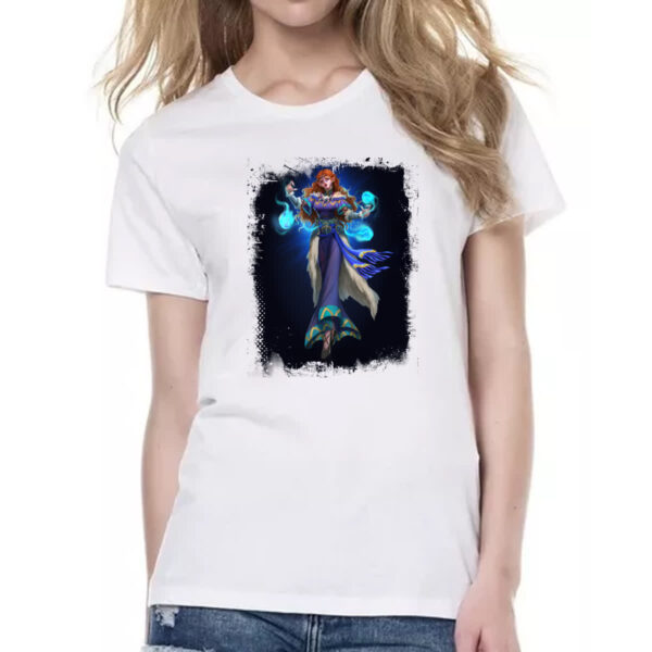 Camiseta Baby Look Empires and Puzzles Heroi Esme - Imagem 2