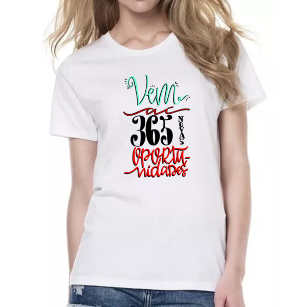 Camiseta Baby Look 365 oportunidade - Imagem 2
