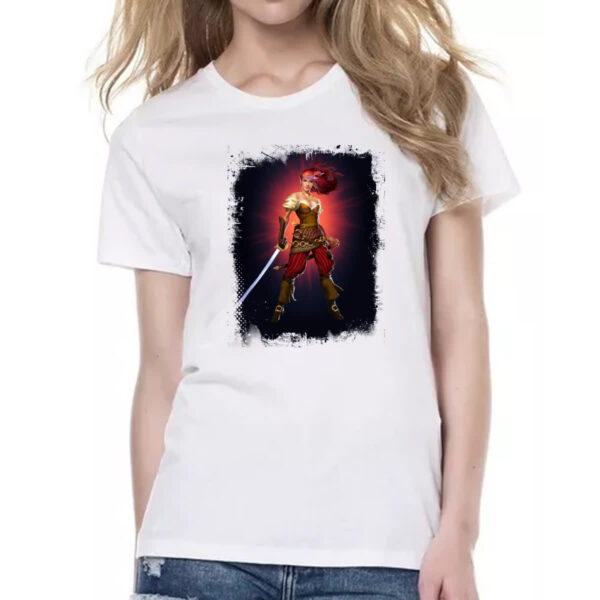 Camiseta Baby Look Empires and Puzzles Heroi Marjana - Imagem 2
