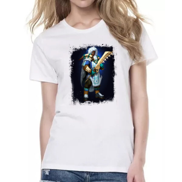 Camiseta Baby Look Empires and Puzzles Heroi Miki - Imagem 2