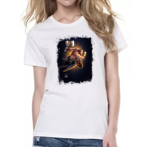 Camiseta Baby Look Empires and Puzzles Heroi Thor - Imagem 2