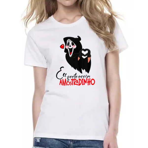 Camiseta Baby Look Amostradinho eu gosto assim - Imagem 2
