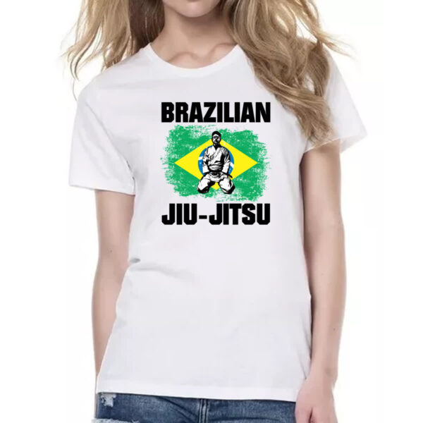 Camiseta Baby Look Jiu-Jitsu Brasil - Imagem 2