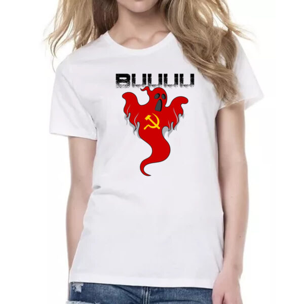 Camiseta Baby Look Fantasma do comunismo - Imagem 2