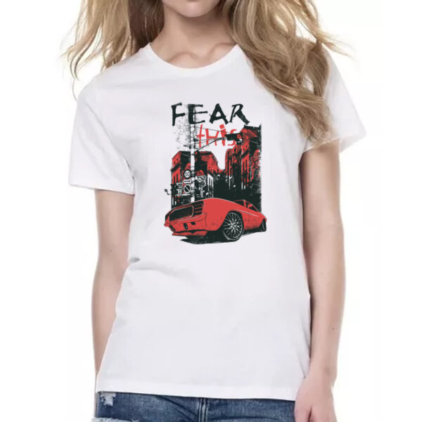 Camiseta Baby Look Fear this - Imagem 2