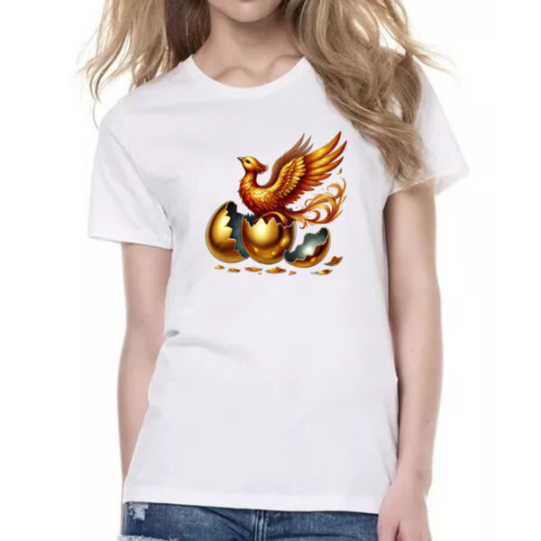 Camiseta Baby Look Fenix nascendo - Imagem 2
