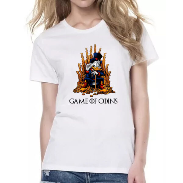 Camiseta Baby Look Game of coins - Imagem 2
