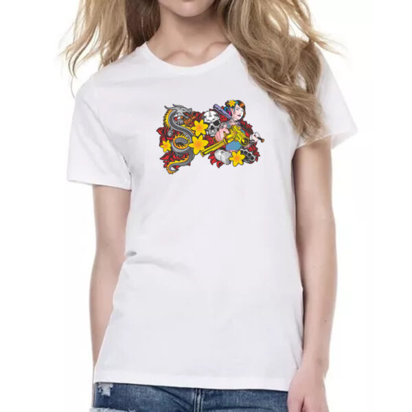 Camiseta Baby Look Gangster Girl - Imagem 2