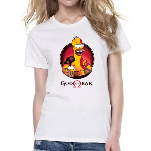 Camiseta Baby Look God of bar - Imagem 2
