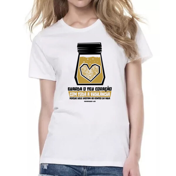 Camiseta Baby Look Gospel Proverbios 4.23 - Imagem 2