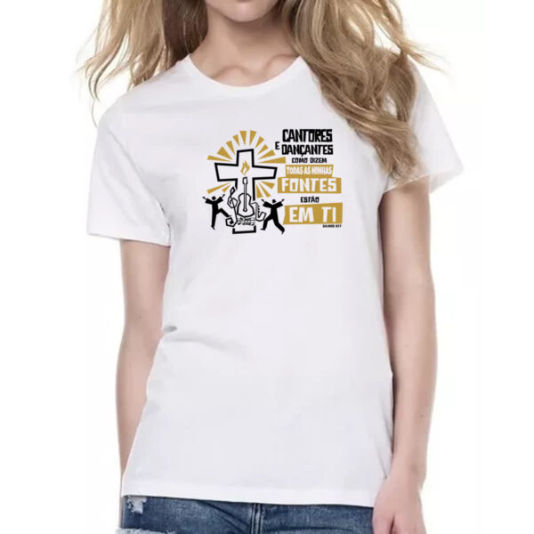 Camiseta Baby Look Gospel Salmos 87.7 - Imagem 2