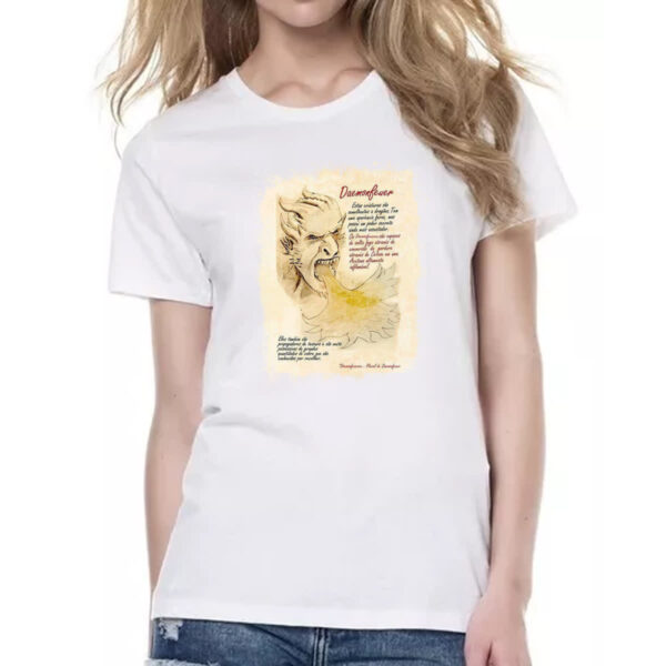 Camiseta Baby Look Grimm Livro Daemonfewer - Imagem 2