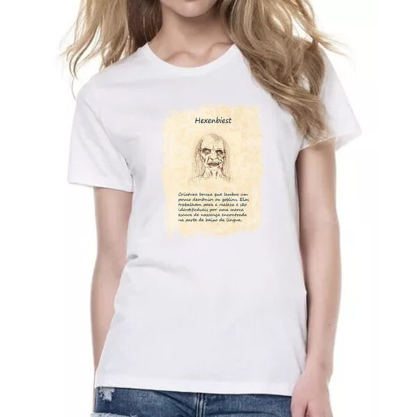 Camiseta Baby Look Grimm Livro Hexenbiest - Imagem 2