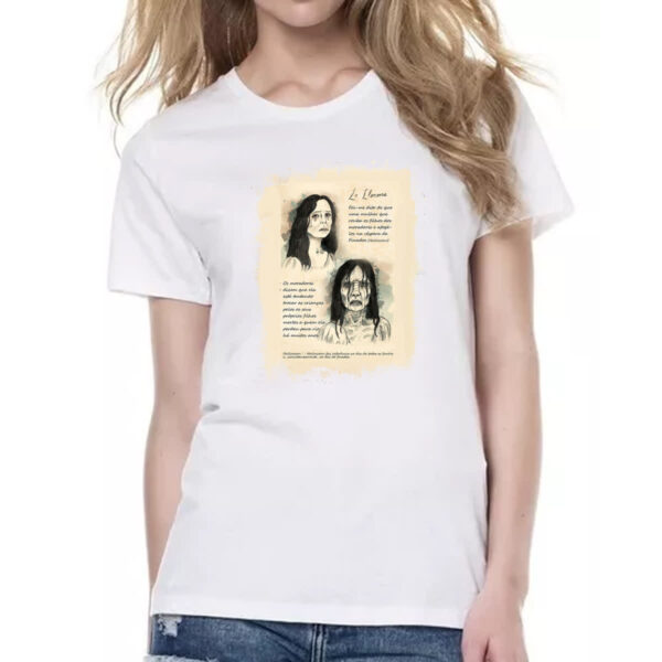 Camiseta Baby Look Grimm Livro La Chorona - Imagem 2