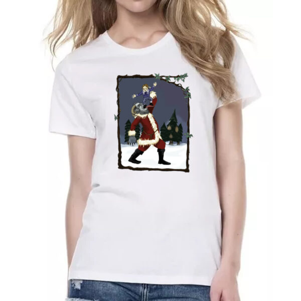 Camiseta Baby Look Grimm Monroe Book Krampus - Imagem 2