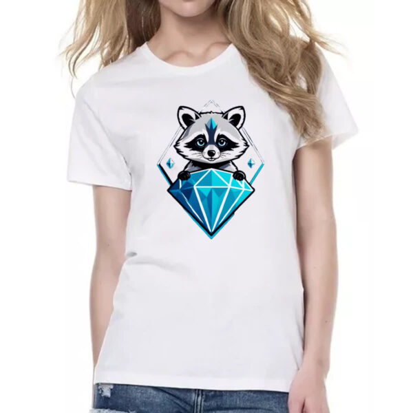Camiseta Baby Look Guaximim com diamante - Imagem 2