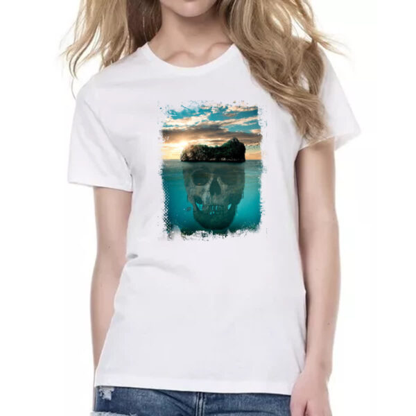 Camiseta Baby Look Ilha da caveira 4 - Imagem 2
