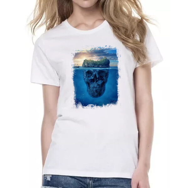 Camiseta Baby Look Ilha da caveira 5 - Imagem 2
