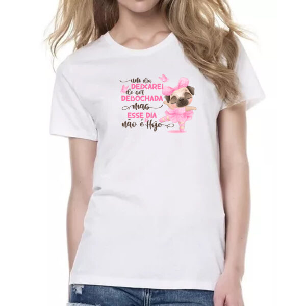 Camiseta Baby Look Ironico Um dia deixarei de ser debochada - Imagem 2