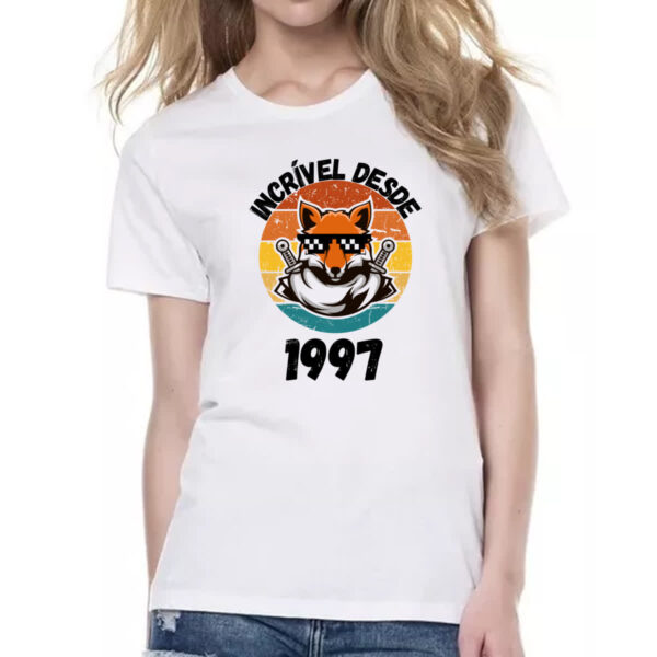 Camiseta Baby Look Incrivel desde 1997 - Imagem 2