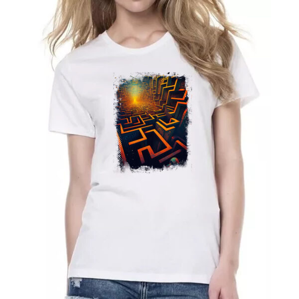 Camiseta Baby Look Labirinto dos sonhos 2 - Imagem 2