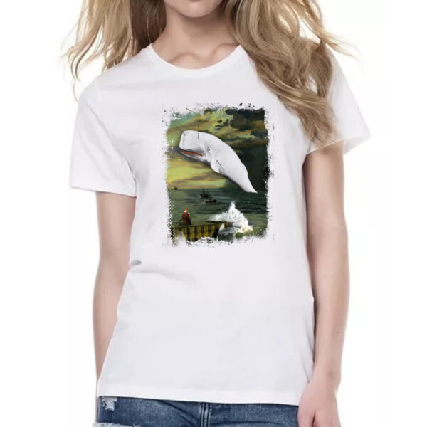 Camiseta Baby Look Lendas do Mar Moby Dick 03 - Imagem 2