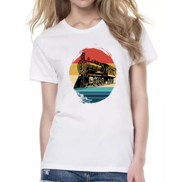 Camiseta Baby Look Locomotiva Sunset - Imagem 2