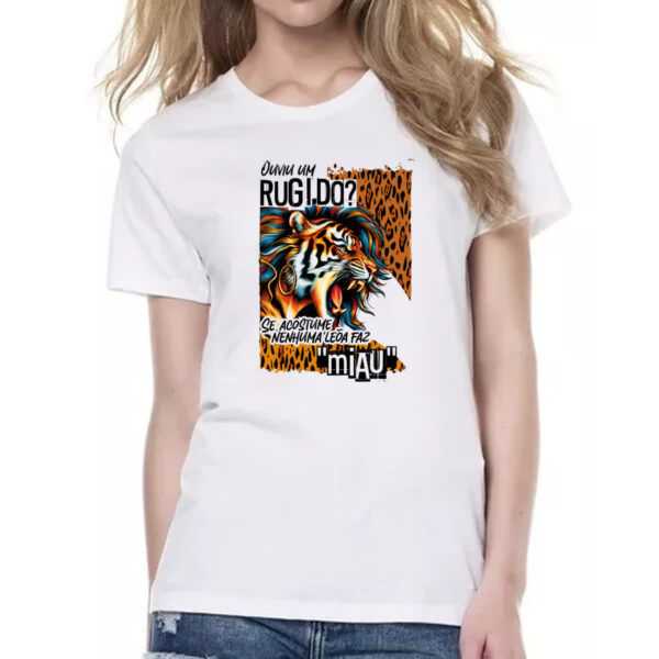Camiseta Baby Look Mulher leoa - Imagem 2