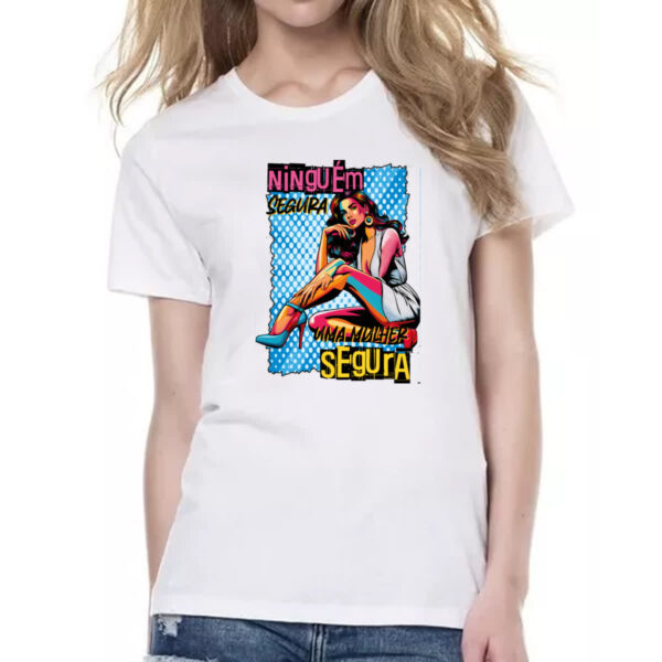 Camiseta Baby Look Mulher ninguem segura - Imagem 2