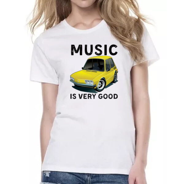 Camiseta Baby Look Music is very good - Imagem 2