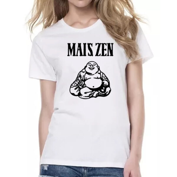 Camiseta Baby Look Mais Zen - Imagem 2