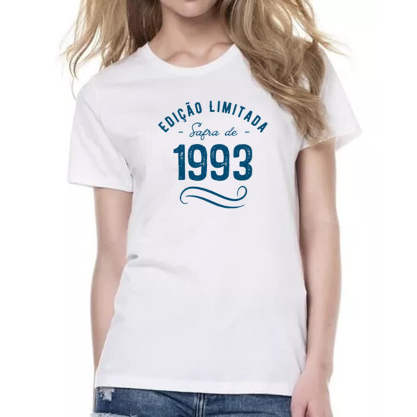Camiseta Baby Look Ano de safra 1993 - Imagem 2