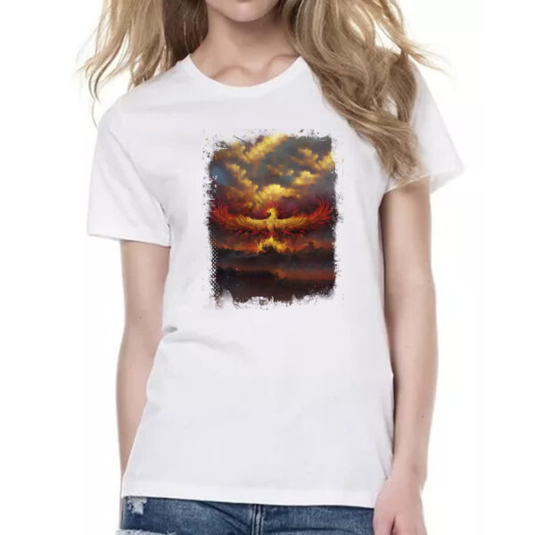 Camiseta Baby Look Mitologia Fenix 08 - Imagem 2