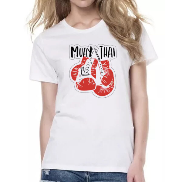 Camiseta Baby Look Muay Thai luvas - Imagem 2