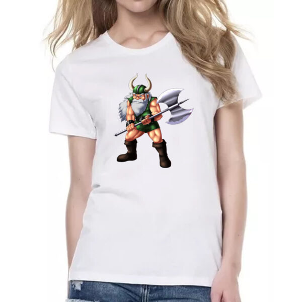 Camiseta Baby Look Nostalgia Golden Axe Gilius Thunderhead - Imagem 2