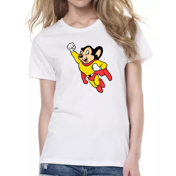 Camiseta Baby Look Nostalgia Super Mouse - Imagem 2