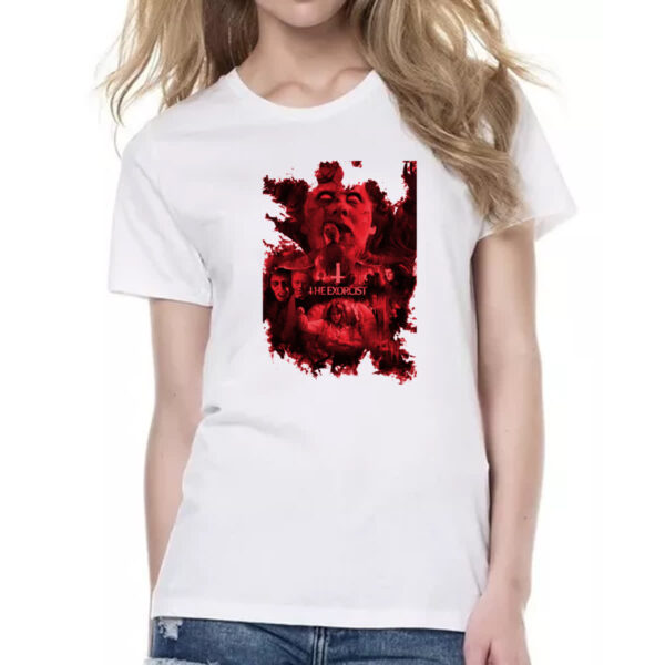 Camiseta Baby Look O exorcista sangrento - Imagem 2