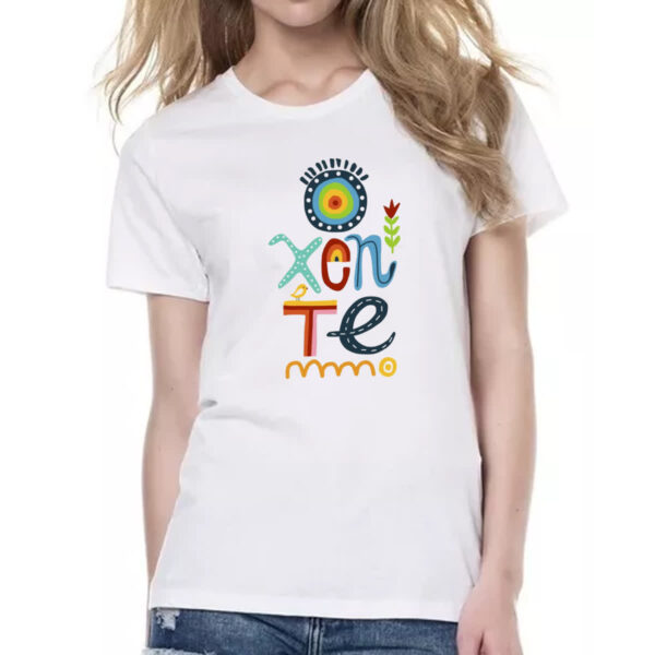 Camiseta Baby Look Oxente elementos nordestinos - Imagem 2