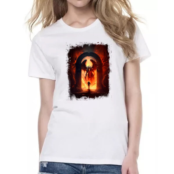 Camiseta Baby Look Portal do inferno 6 - Imagem 2
