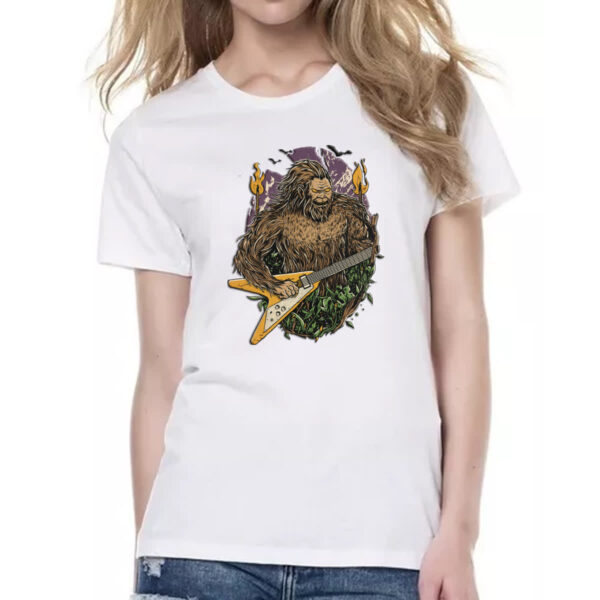 Camiseta Baby Look Pe grande na guitarra - Imagem 2