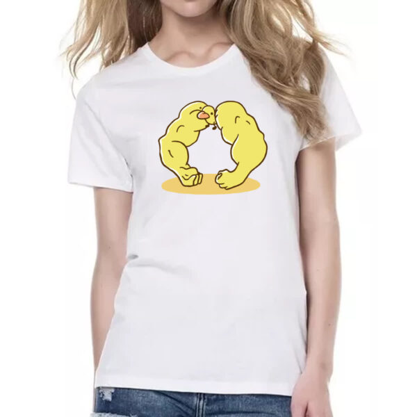 Camiseta Baby Look Pato Maromba Academia - Imagem 2