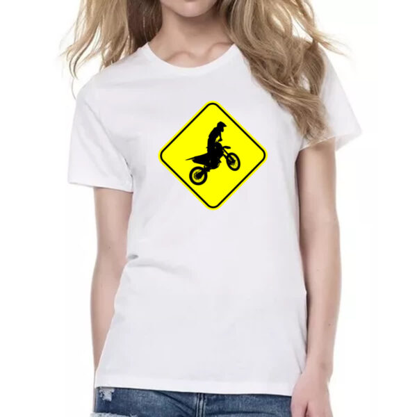 Camiseta Baby Look Placa Motocross - Imagem 2
