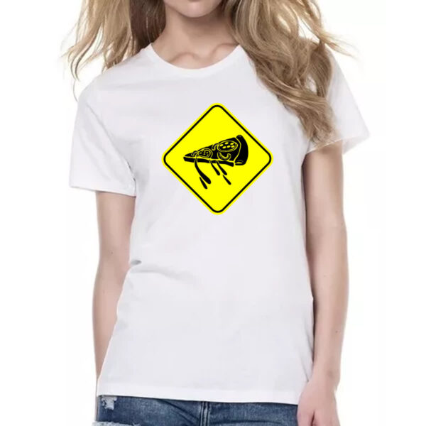 Camiseta Baby Look Placa pizza - Imagem 2