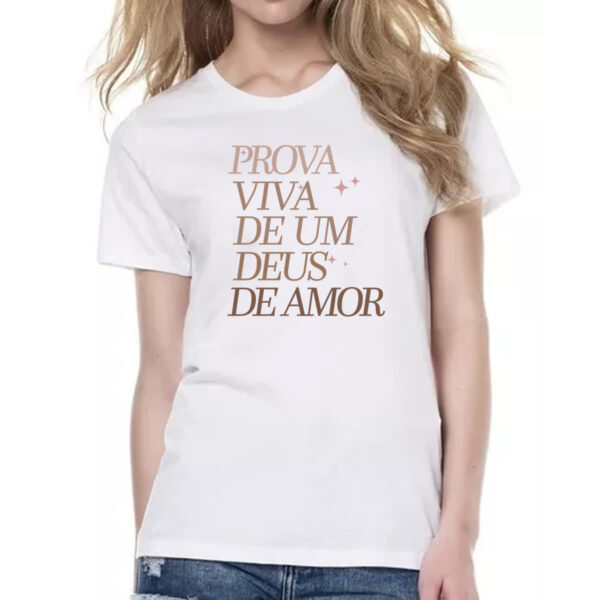 Camiseta Baby Look Prova vida de um Deus - Imagem 2