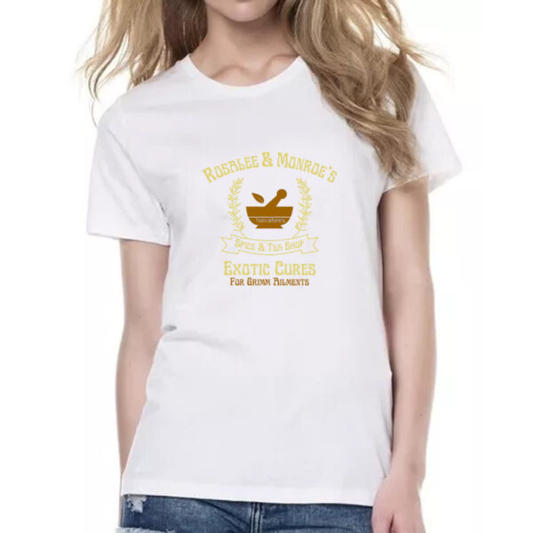 Camiseta Baby Look Rosalee e Monroe exotic cures - Imagem 2