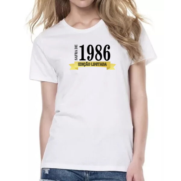 Camiseta Baby Look Safra de 1986 - Imagem 2
